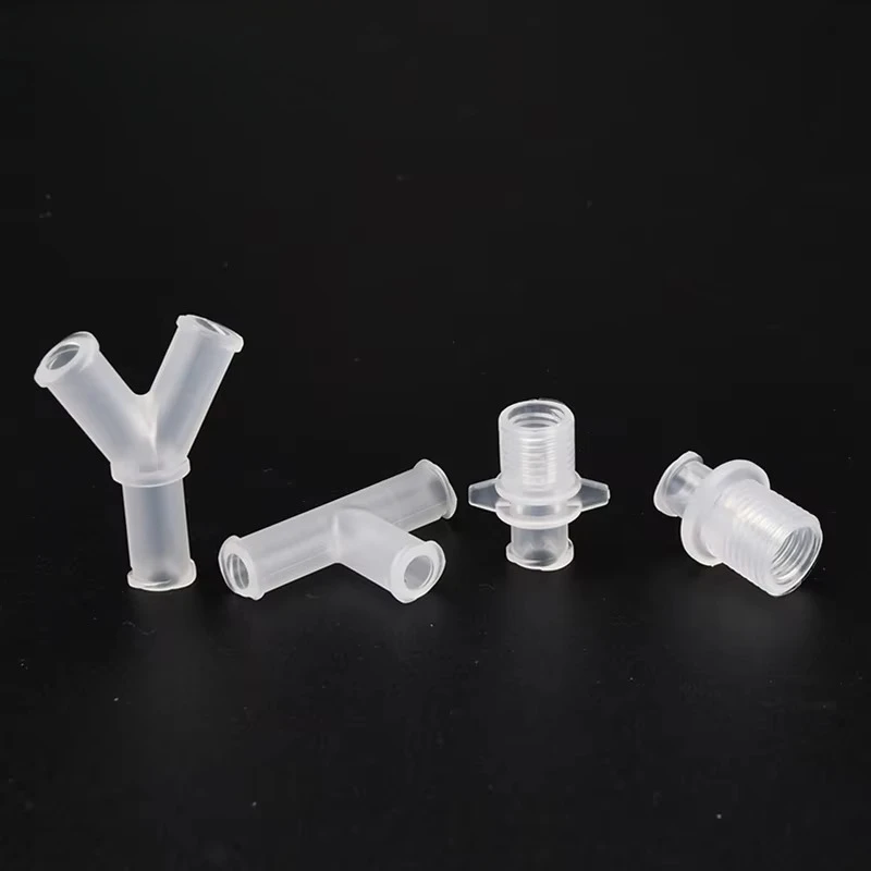 FDA-Degree PP Material Male & Female Luer Adapters 1/4-28UNF Thread Plastic Connectors Coupler