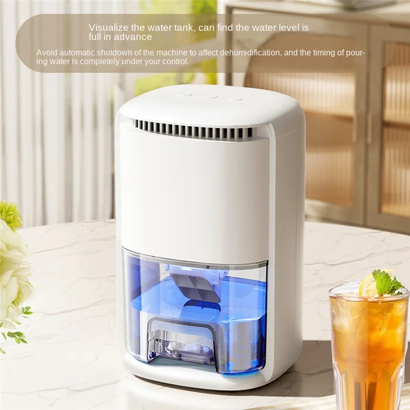 BAAN-للمنزل والمكتب المنزلي مزيل الرطوبة 84 أونصة وحدة صغيرة 8000 قدم مكعب مع 7 أضواء LED، لغرفة النوم، تتضمن قابس الاتحاد الأوروبي #2