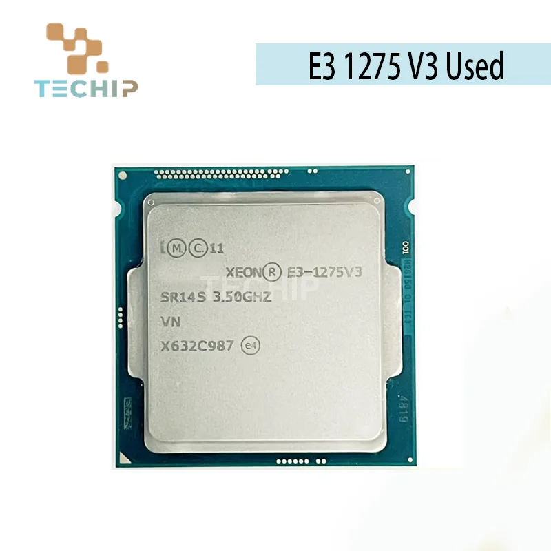 100% Original Xeon E3 1275 V3 1275V3 3.5GHz Quad-Core LGA 1150 cpu processor