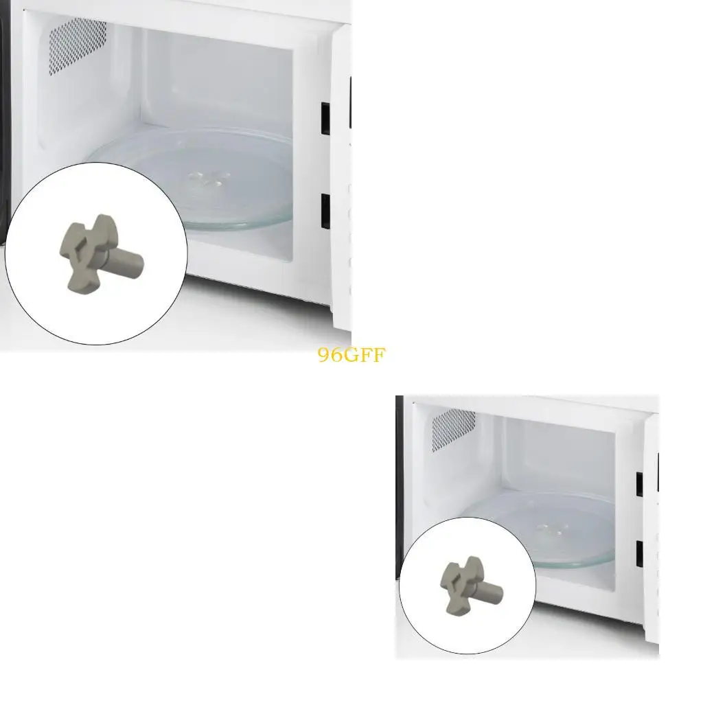 

96GF Set of 10 Replacement Glass Turntable Support Triangular Support for Microwave