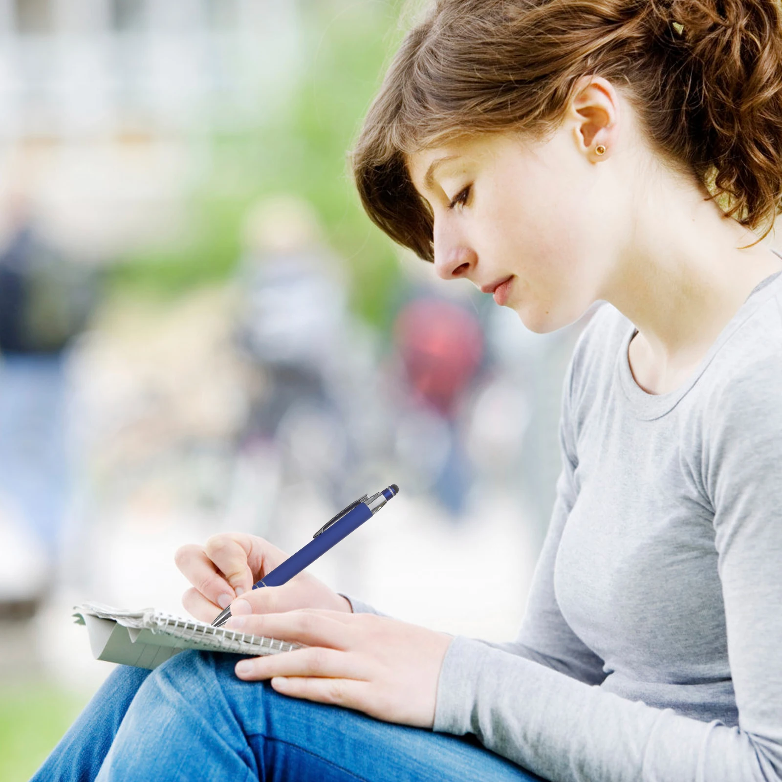 

4 Pcs Metal Stylus Fine Ballpoint Pen Pens for Women Nice Writing Fountain Engravable