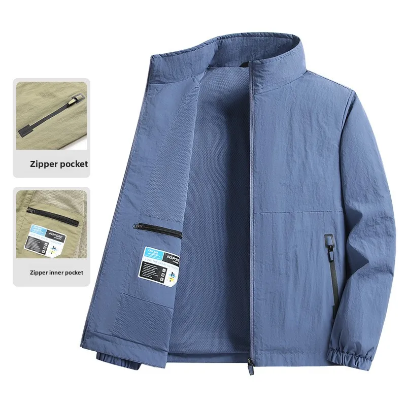 

Men's High-quality Autumn and Winter Casual Jacket Outdoor Camping Sports Warm Standing Collar Jacket