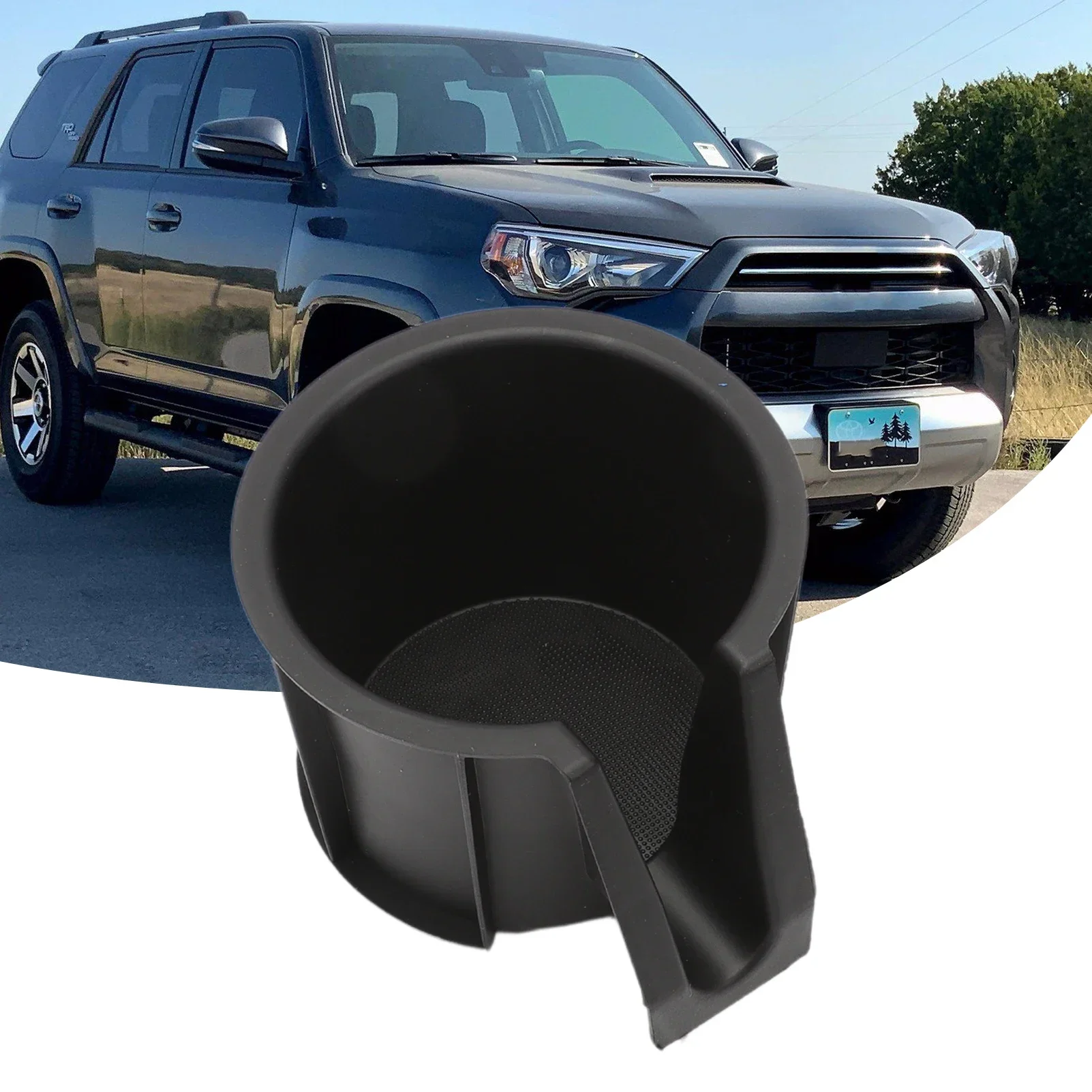 

Front Console Cup Holder Insert 66991-35030 For TOYOTA 4RUNNER 2010-2020 66992-35030