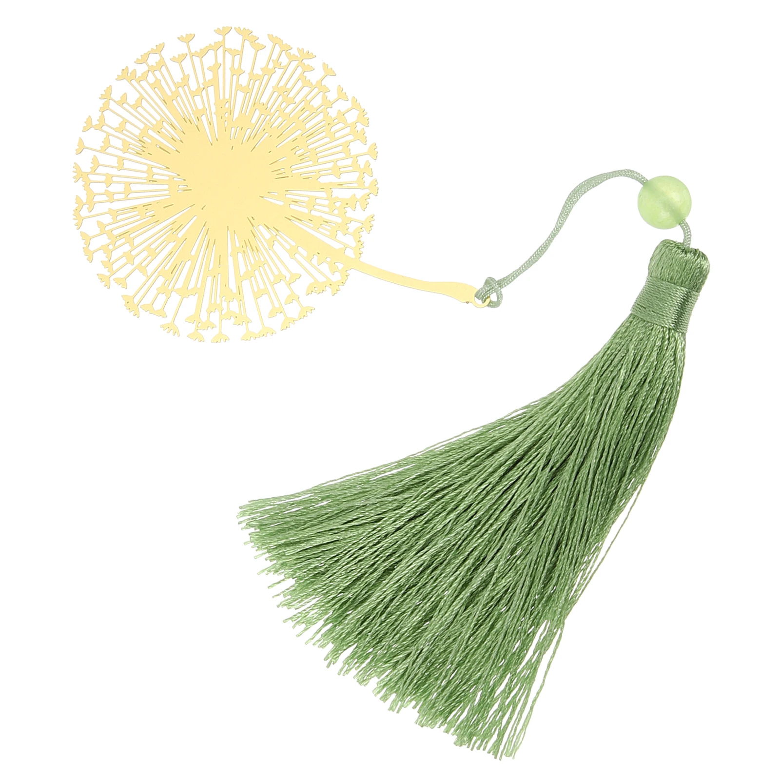 إشارة مرجعية معدنية ذهبية على شكل الهندباء مجوفة، إشارة مرجعية مزخرفة أنيقة للنساء، فكرة هدية للقراءة الإبداعية