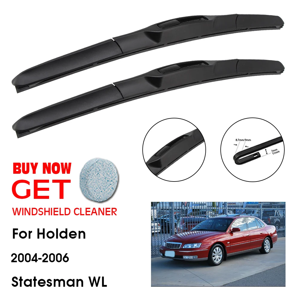 

Car Wiper Blade For Holden Statesman WL 22"+20" 2004-2006 Front Window Washer Windscreen Windshield Wipers Blades Accessories