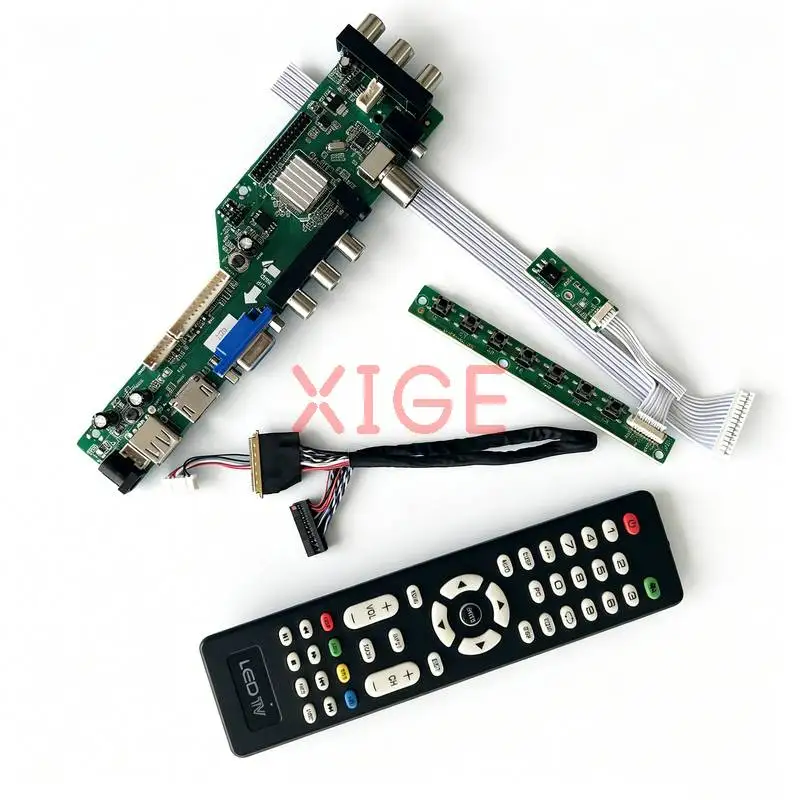 

Drive Board Fit B116XW02 CLAA116WA03 B116XW01 B116XW03 LVDS-40 Pin Laptop Monitor 1366*768 1366x768 DVB/USB/AV/VGA/HDMI DIY Kit