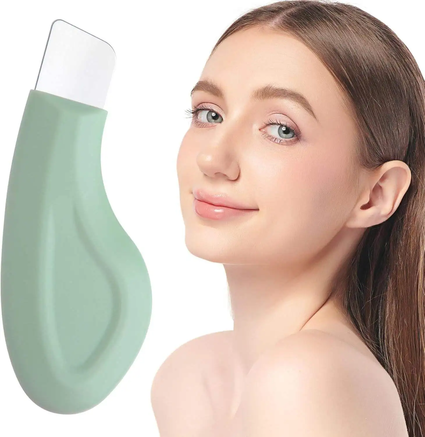 Raschietto manuale per la rimozione dei punti neri Strumento per la pulizia profonda del viso per la rimozione dei punti neri dell'acne dei follicoli Spatola di bellezza Cura della pelle