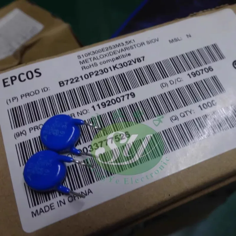 10PCS EPCOS varistor S10K300K1 S10K300 B72210P2301K302V87