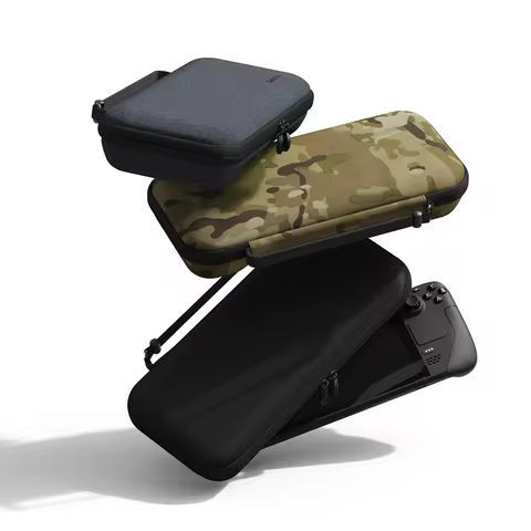 Skull &amp; Co. EDC Case Portable Hard Shell Storage Bag Slim Carrying Pouch for Steam Deck