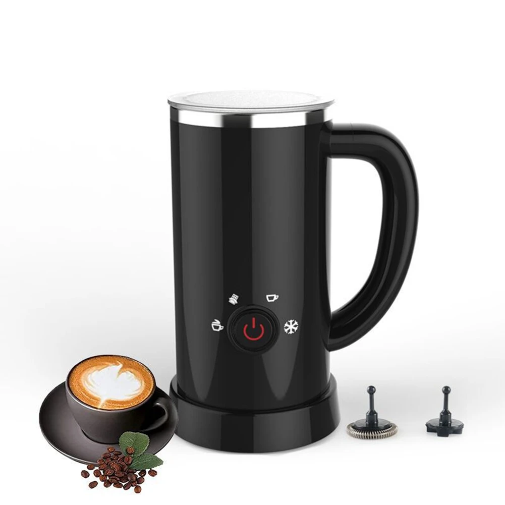 

ABLU-Electric Milk Frother Machine Warmer Automatic Milk Fast Heating Stainless Steel Inner Foam Maker White