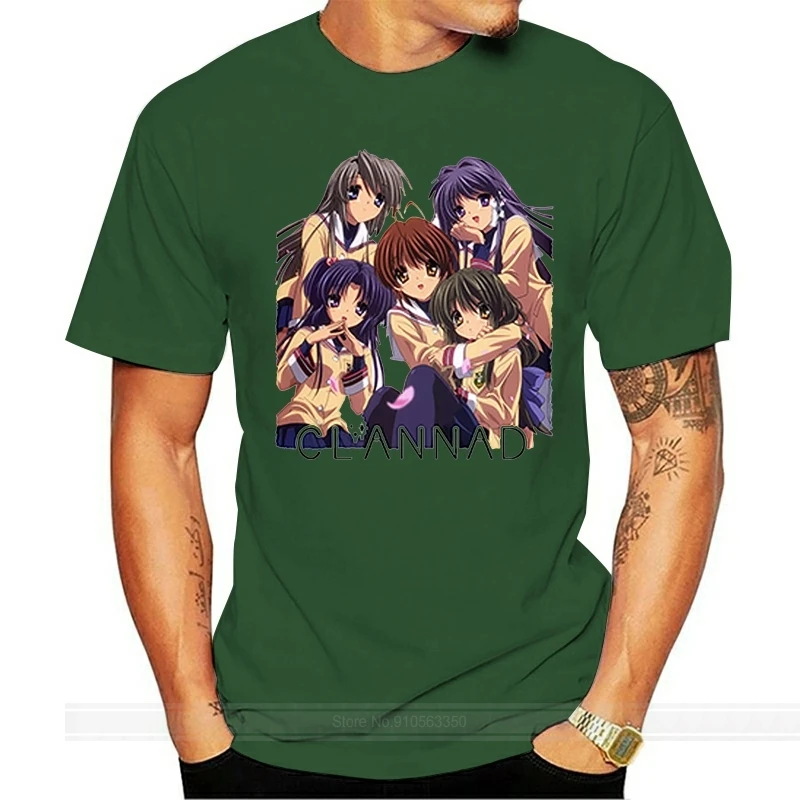 Anime Clannad V1 David Matranga Serial Tv T Shirt (White) All Sizes S-3Xl Personality Custom Tee Shirt