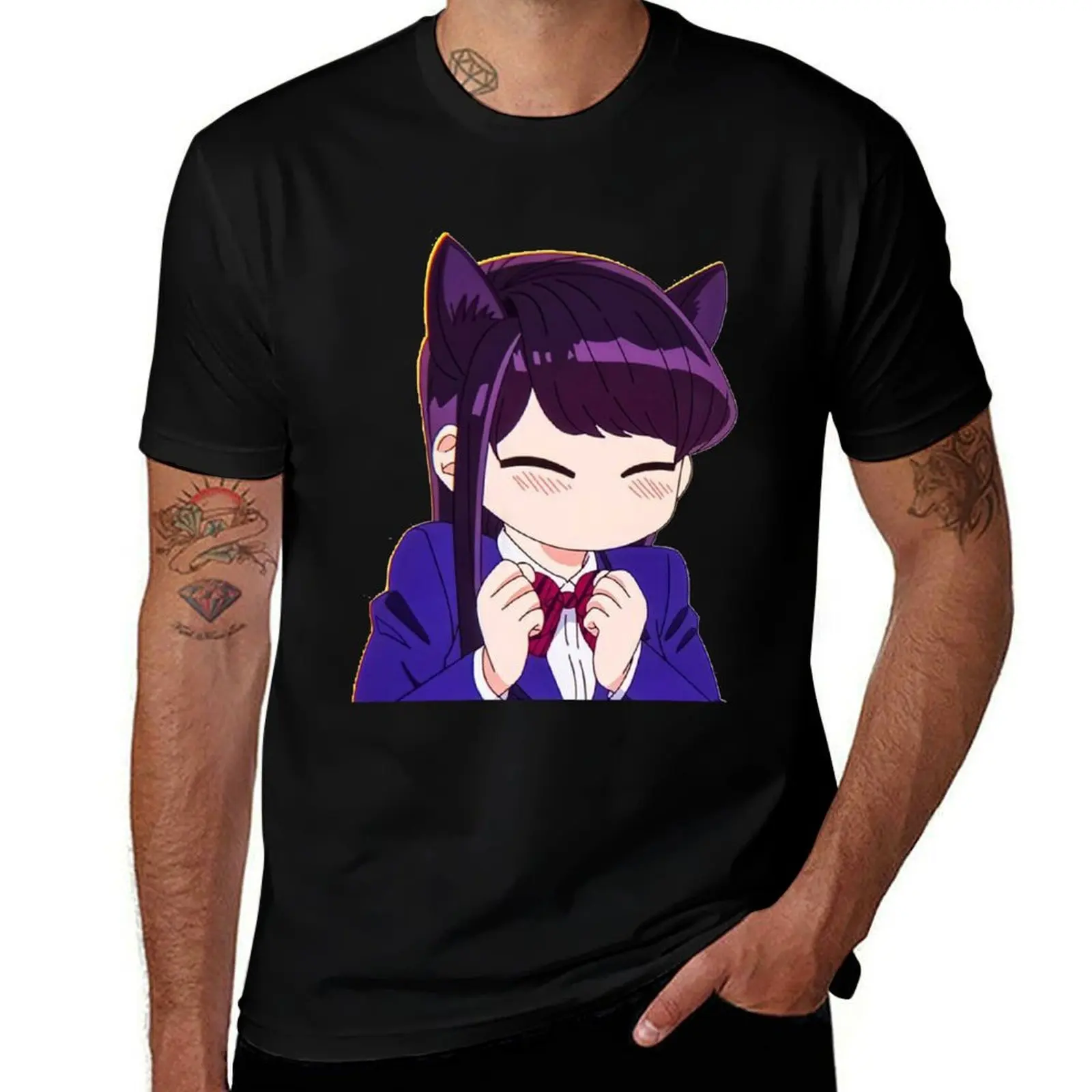 

Komi San T-Shirt oversized t shirt vintage clothes plain basketball graphic tees t shirts for men graphic