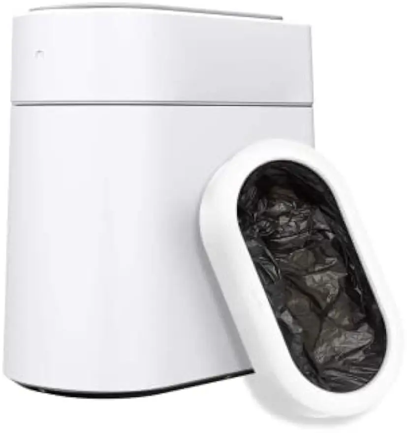 

TOWNEW T3 Slim 3.4-Gallon Smart Trash Can with Automatic Open Lid | Diaper Pail | Self-Sealing | Self-Changing| Rechargeable