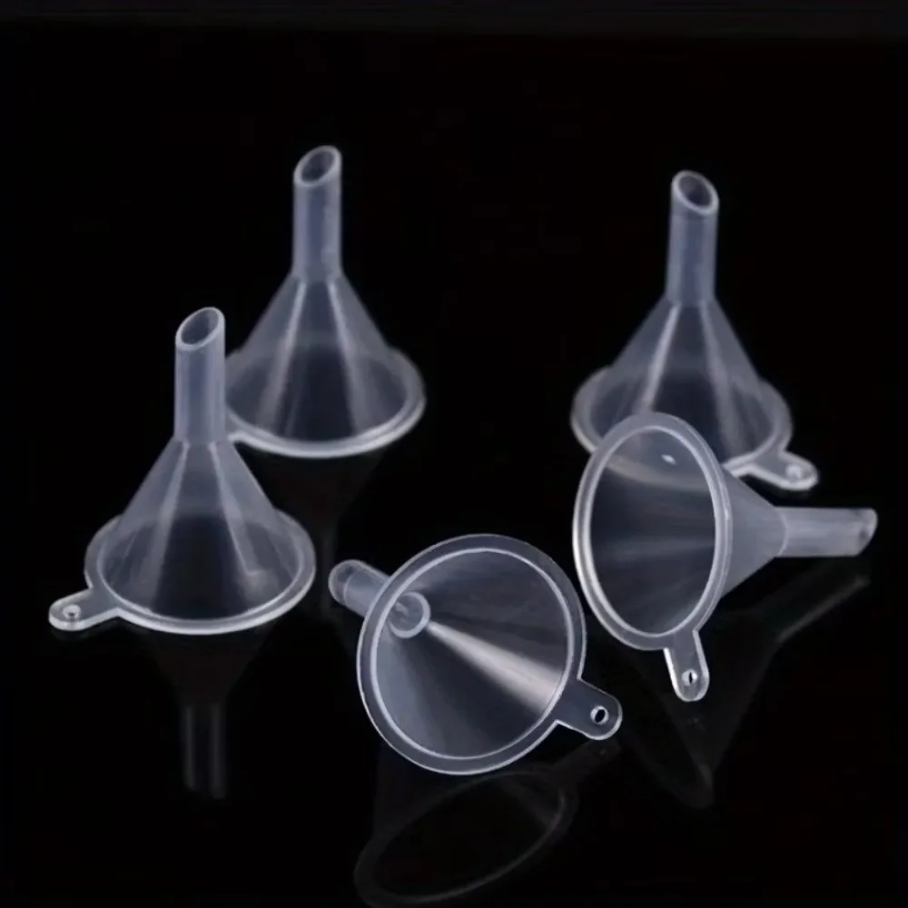 

5/10/20PCS Mini Plastic Funnel Set Small Refill Tool Bottle Liquid Dispenser Travel Accessory Kit