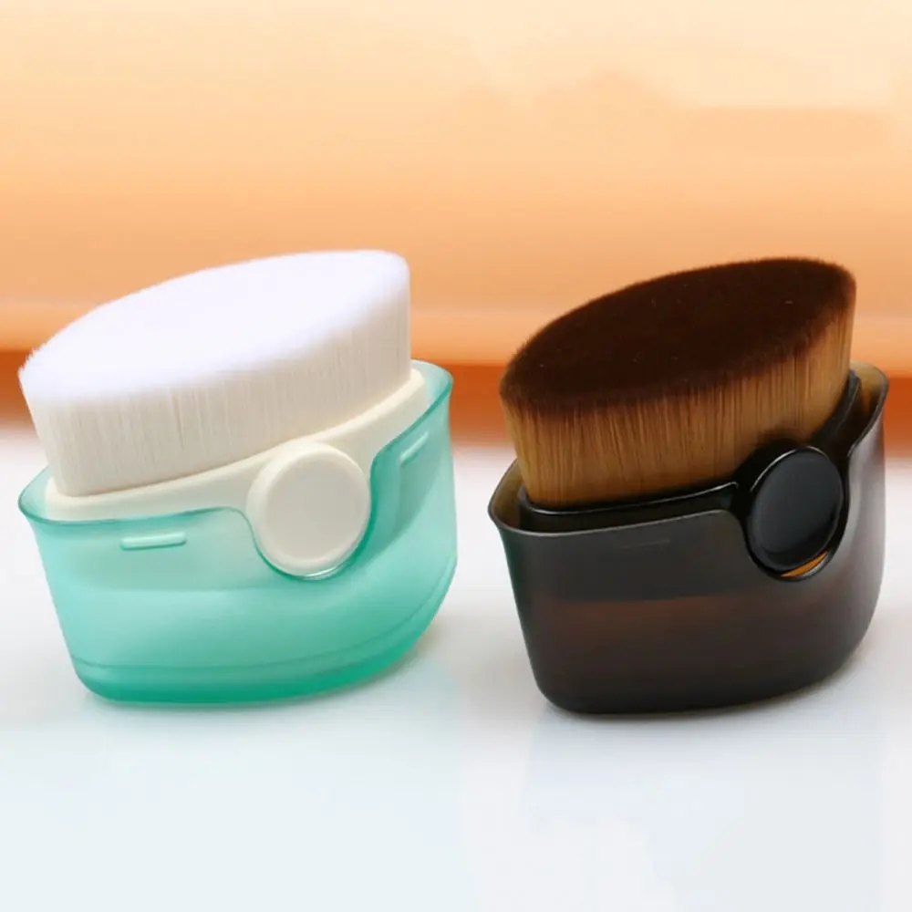 

Professional Liquid Foundation Brush Large Dense Bristles Kabuki Makeup Brush Soft Blush Powder Contour Silhouette Brush