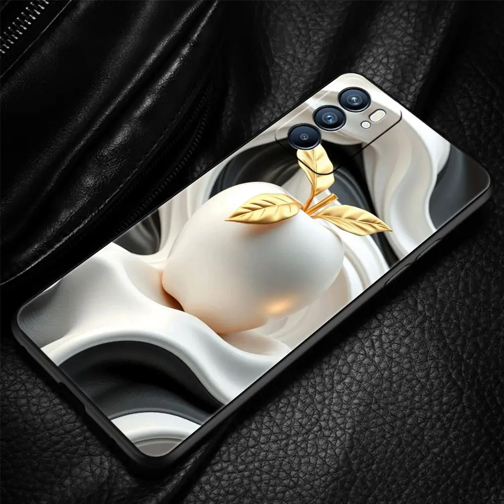 سعيد الأسود أبل قضية الهاتف ل ممن لهم A17 A31 A54 A57 A78 A79 A98 البحث X5 X6 رينو 6 7 8 10 11 12 13 F برو 5G لينة غطاء من البولي يوريثان أكياس #6