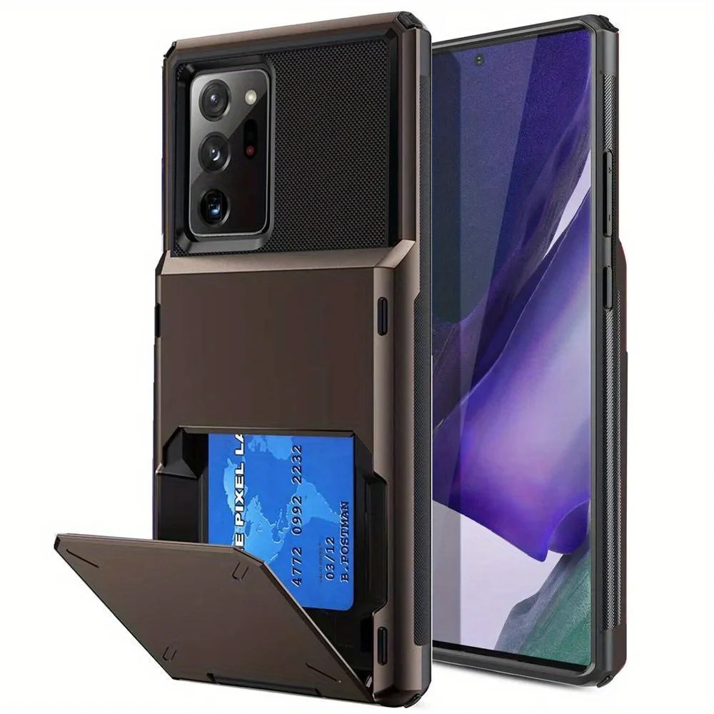 

For Samsung Galaxy Note 20 Ultra 10 Plus Wallet 4-Card Slots Credit Case For Galaxy Note 20ultra Note10 Note 10+ Case Funda