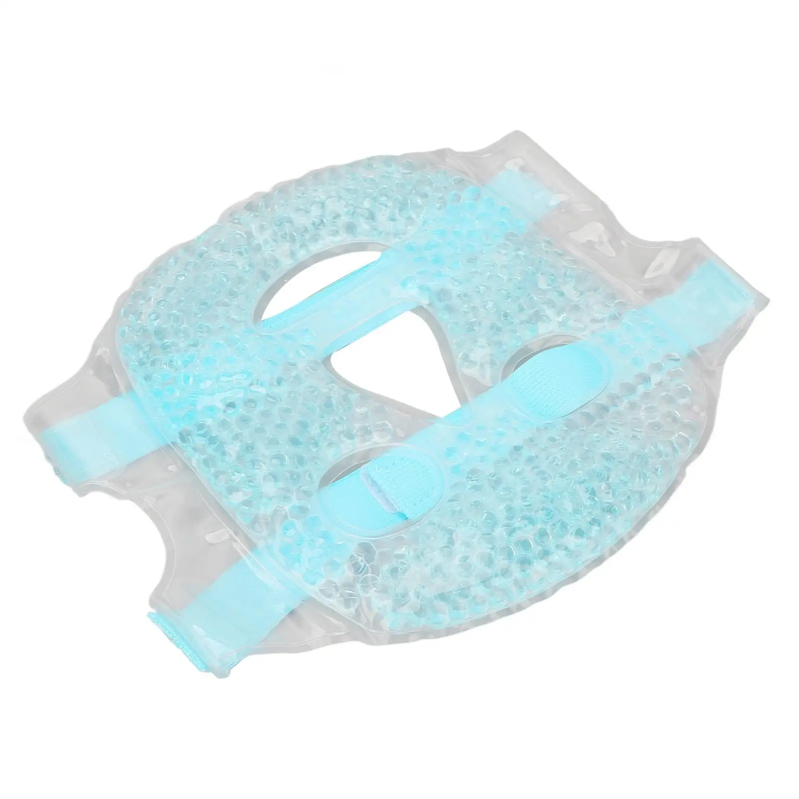 Jade Roller Cooling for face Mask - Hot Cold Reusable Gel Beads for Eye, Neck & Shoulder Relaxation