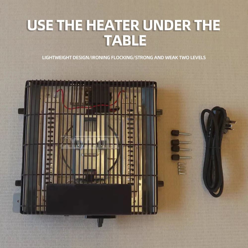 Replacement Heater 220V Japanese Kotatsu Heater With Fan Hand Temperature Control Formula Kotatsu Table Foot Warmer 600W