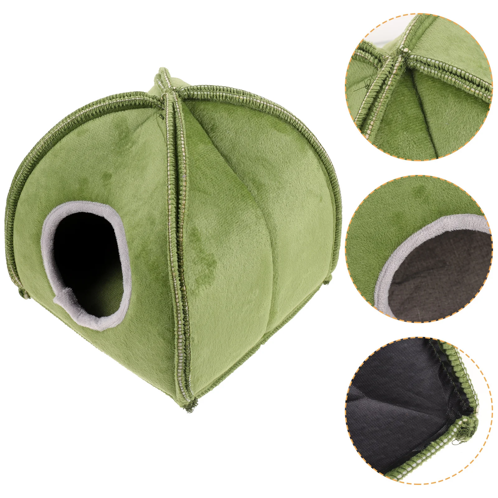 

Mongolian Style Hamster Nest Warm Soft Small Pets Sleeping Bed Breathable Reusable Hamster House Hideout Small Pets Sleeping Bed