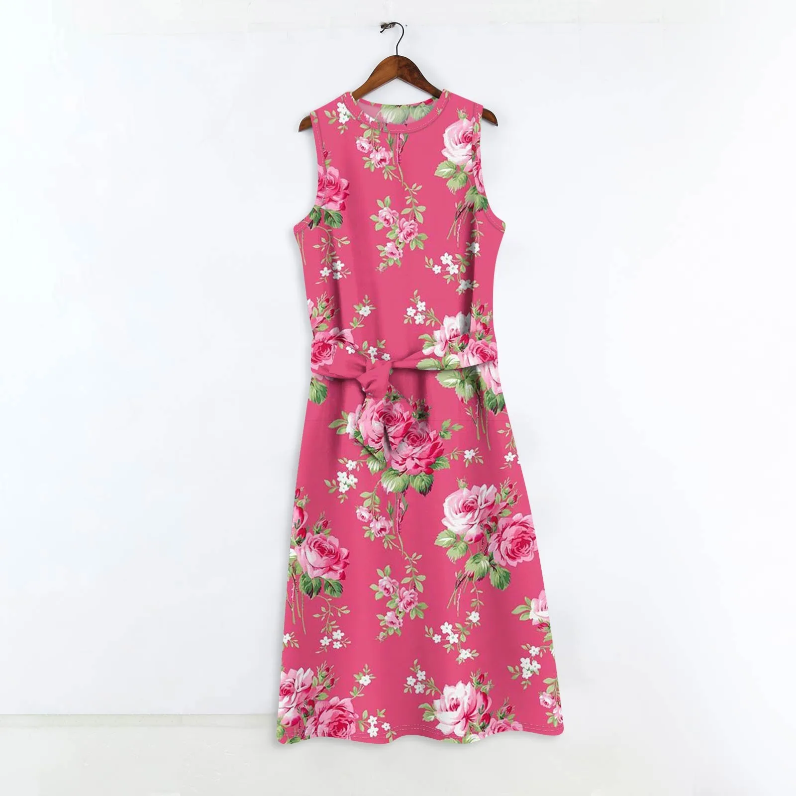 

Short Skirts Women'S Clothing Trend 2025 Sleeveless Boho Dress For Women Casual Loose Fit Sundress Print Woman Dresses Summer