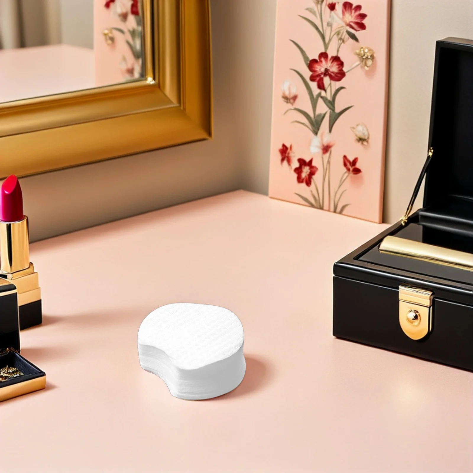 1200枚入り 不織布メイク落としパッド 厚手 ソフトフェイシャルコットンパッド 使い捨て洗浄ツール 敏感肌ケア用