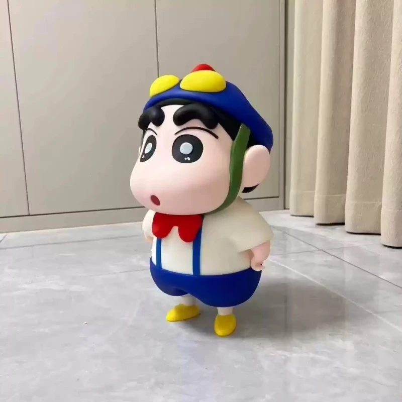 Crayon Shin Chan Anime Character Model Personalized Creative Character 1:1 Large Vinyl Superman Image Jewelry Toy Kindergarten S