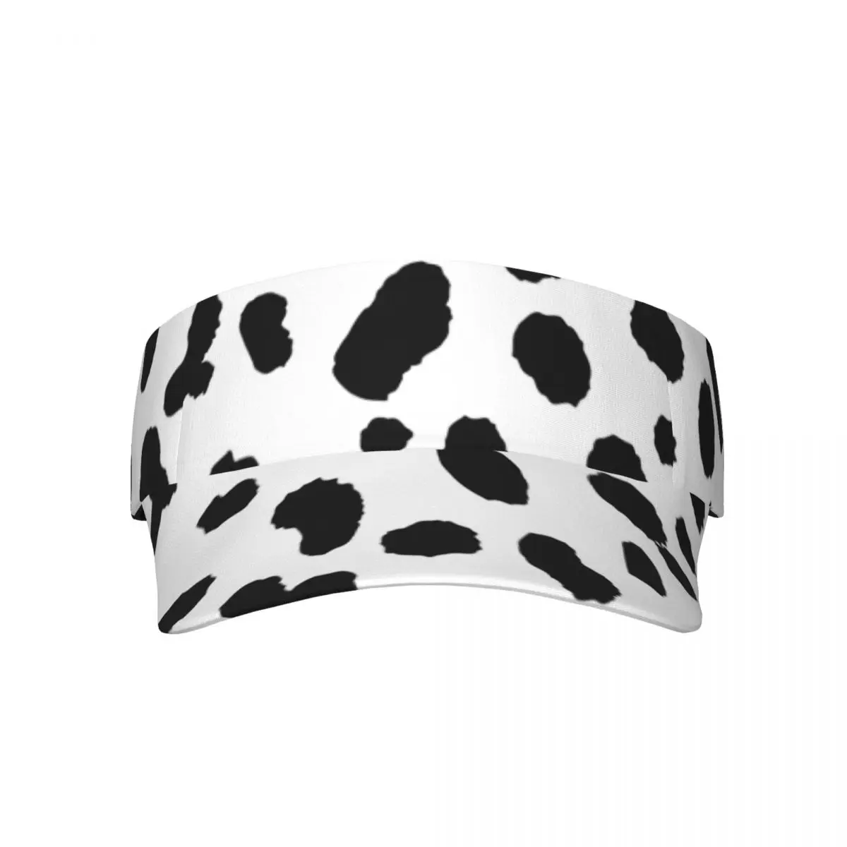 

Dalmatian Dog Print Breathable Air Sun Hats Men Women Visor UV Protection Top Empty Solid Sports Tennis Golf Sunscreen Cap