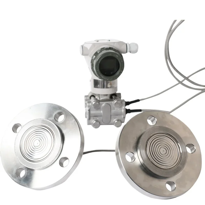 Digital double flange pressure transmitter, high precision remote differential pressure sensor 4-20ma