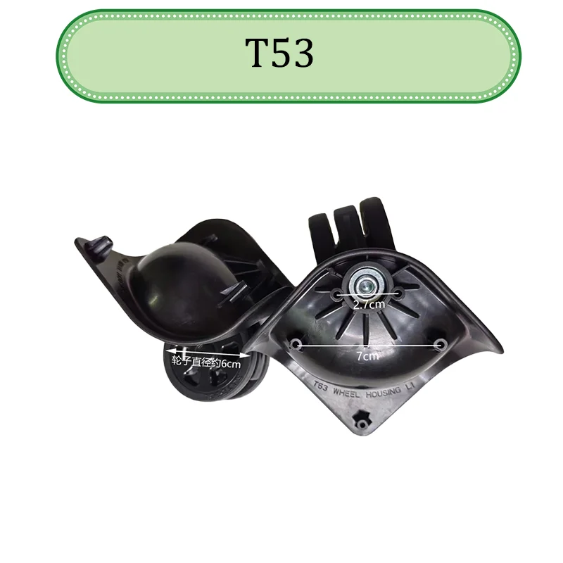 For SJTOBOL T53 Luggage Spare Replacement Parts 360 Degree Swivel Smooth Sliding Shock Dampening Heavy Load Travel Trolley Repai