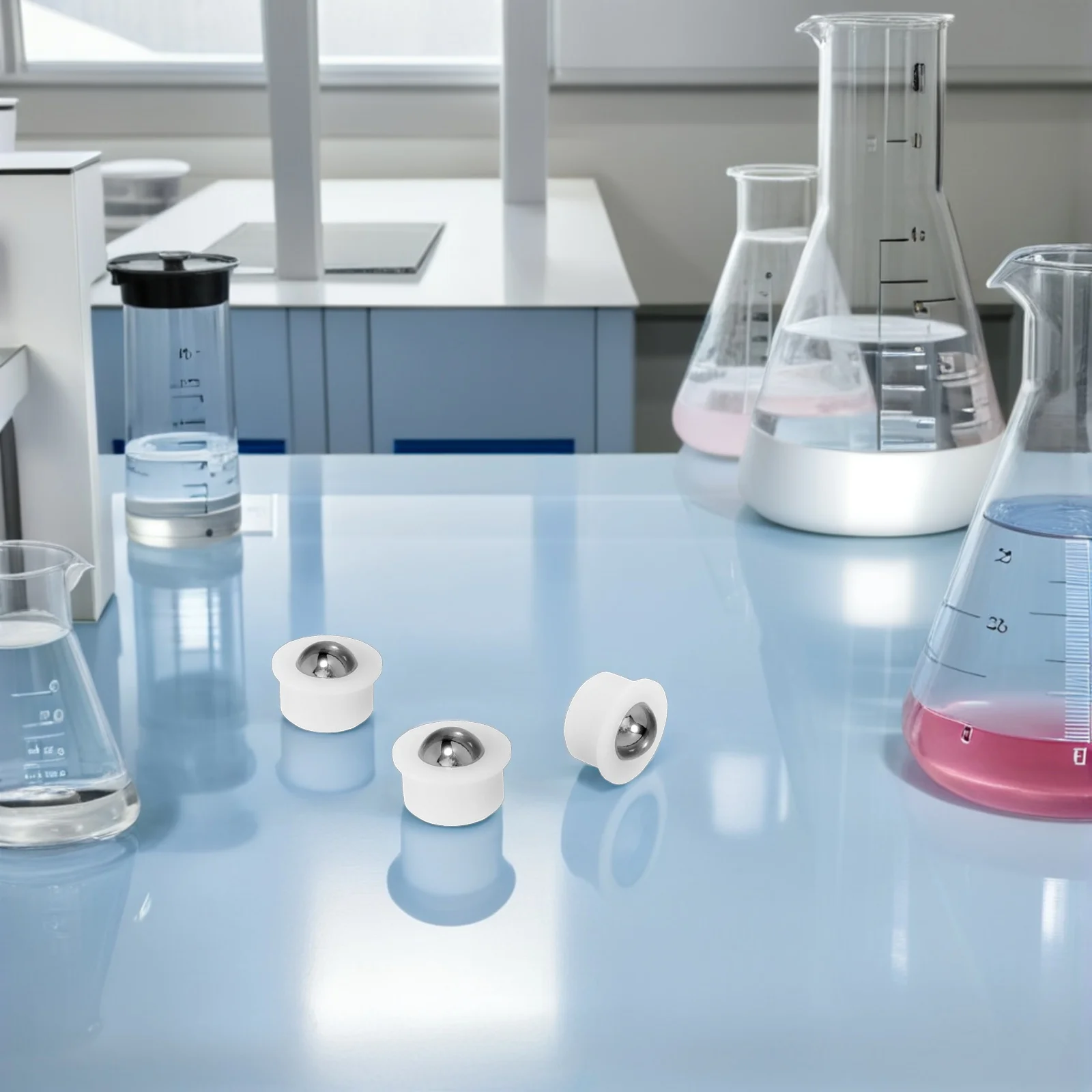 

10 Pcs Universal Ball Bearing Caster Roller Bearings Transfer Rollers Casters Steel Balls