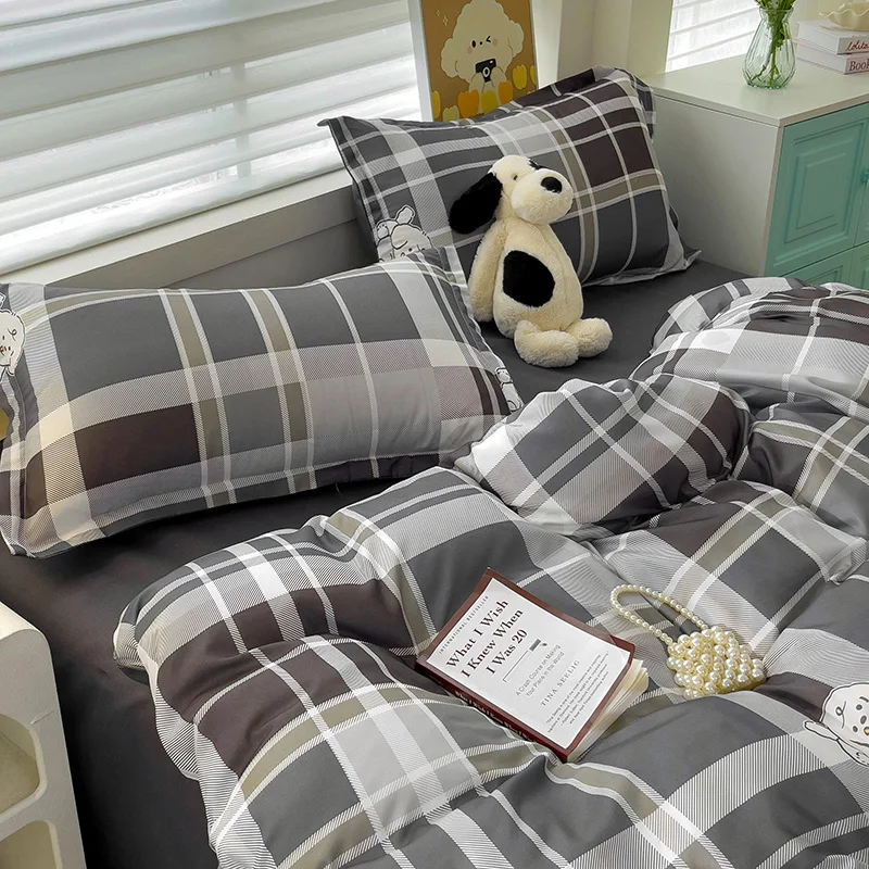 4-piece bedding set comforter set Soft and comfortable for be suited to four seasons Suitable for the room dormitory