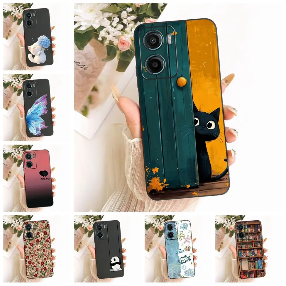 Para Motorola Moto G05 funda bonita de lujo a la moda divertida carcasa de silicona pintada para Motorola XT2523-2 XT2523-3 XT2523-11