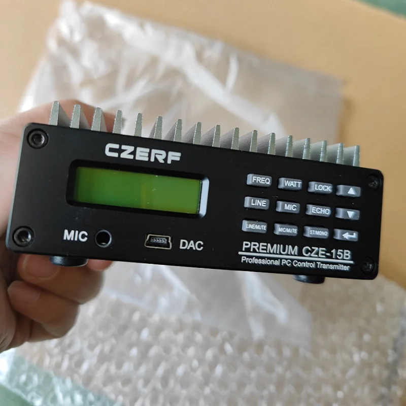 CZE-15B 15W Radio FM Transmitter PC Control and USB FM Broadcasting Station Transmitter