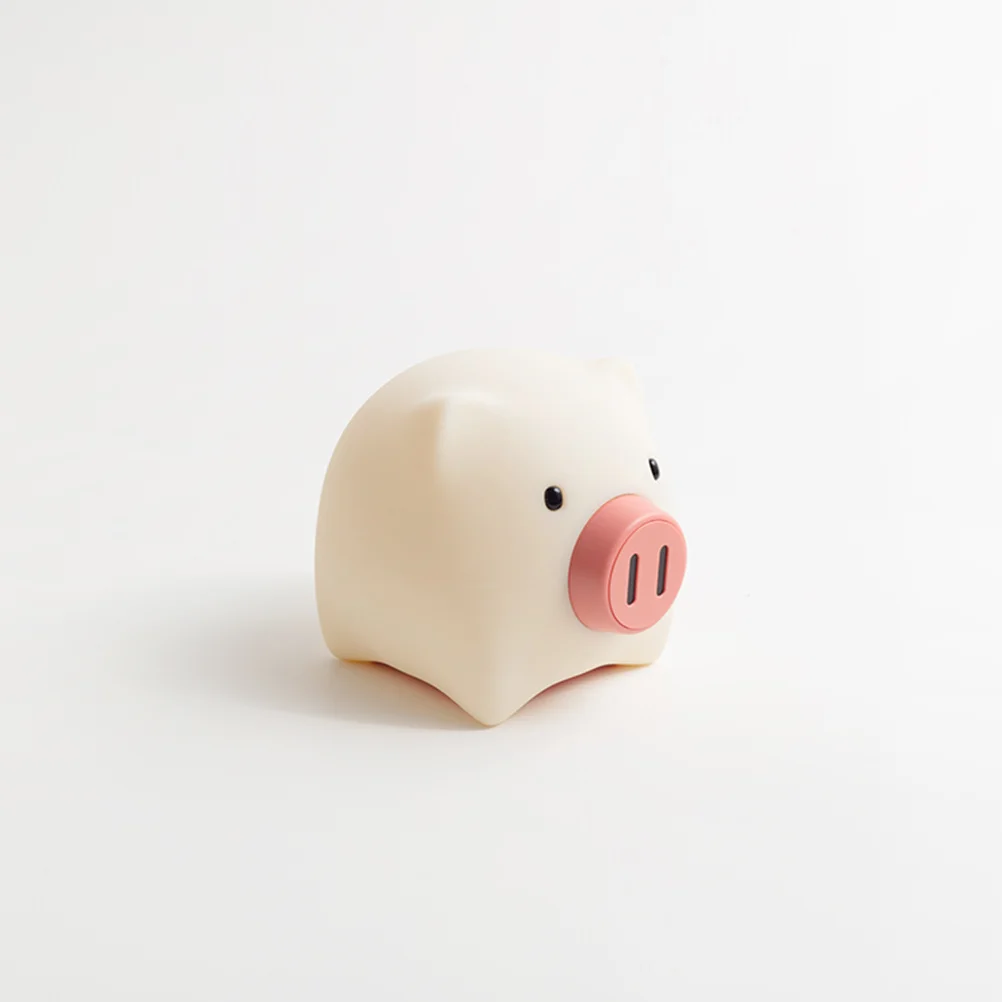 سيليكون خنزير LED ضوء الليل قابلة للشحن USB أباجورة الإضاءة الناعمة لغرفة النوم الحضانة ضوء الليل مصباح قابل لإعادة الشحن