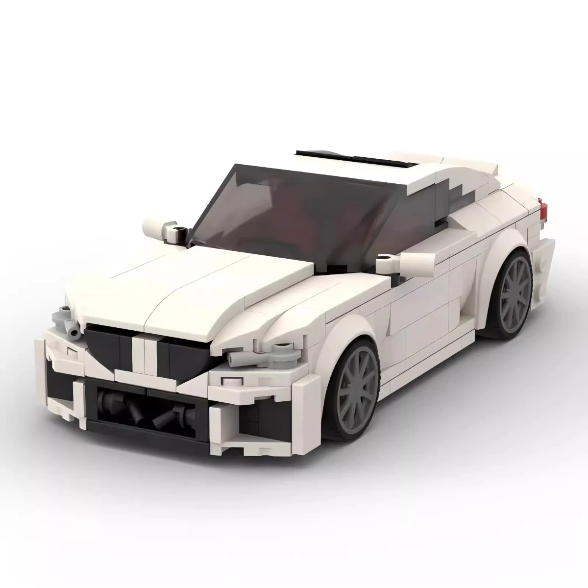 City Speed Racing Fahrzeugmodell Klassischer M2(G87) Supersportwagen MOC Baustein-Set DIY Kinder-Montage-Spielzeug Jungen Geburtstagsgeschenk – Detail 13