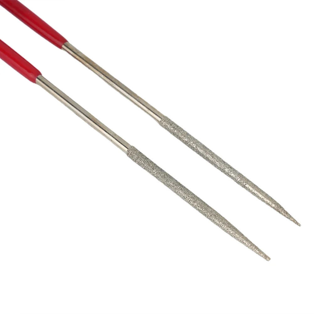 2pcs Round Files For For Mechanics And Electronics Repair For Fine Detailing In For Art Craft Projects