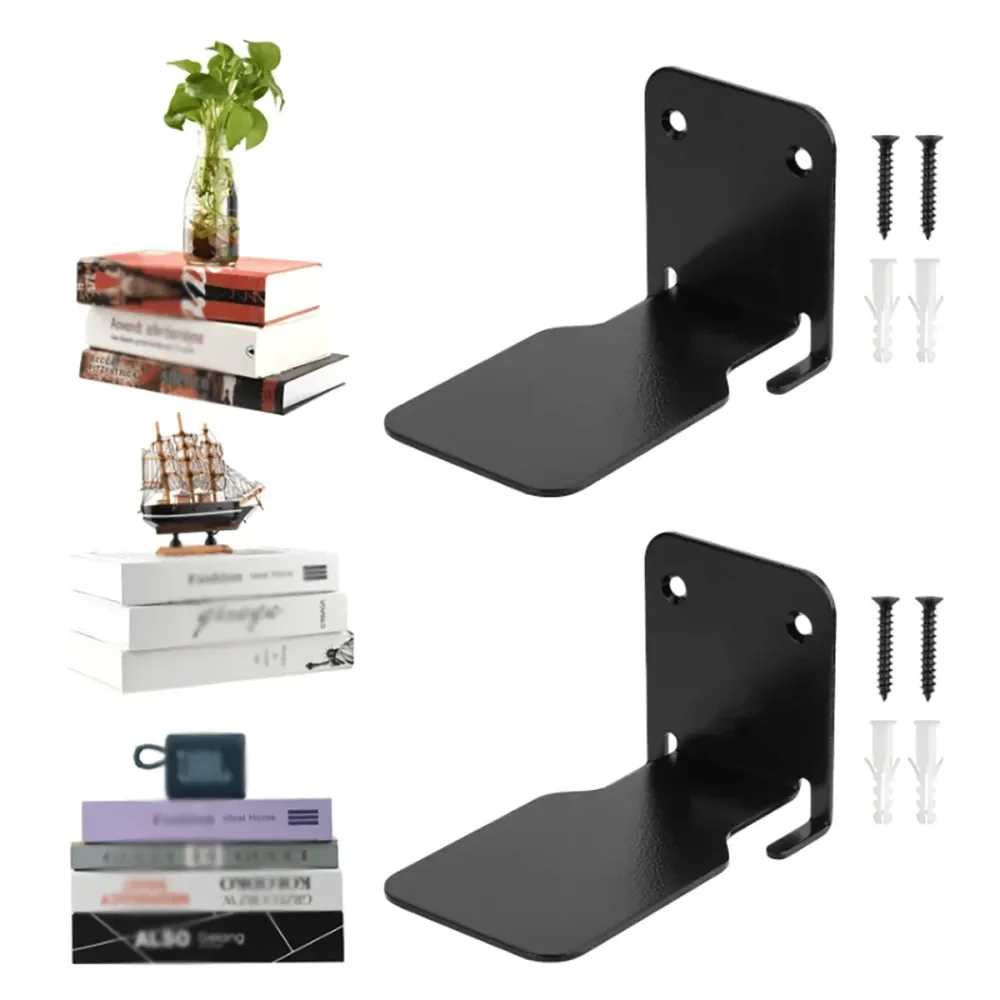 

Floating Bookshelf,Invisible Wall Mounted Book Organizer Heavy Duty Hidden Metal Storage Shelves Space Saving Book Shelves Hold