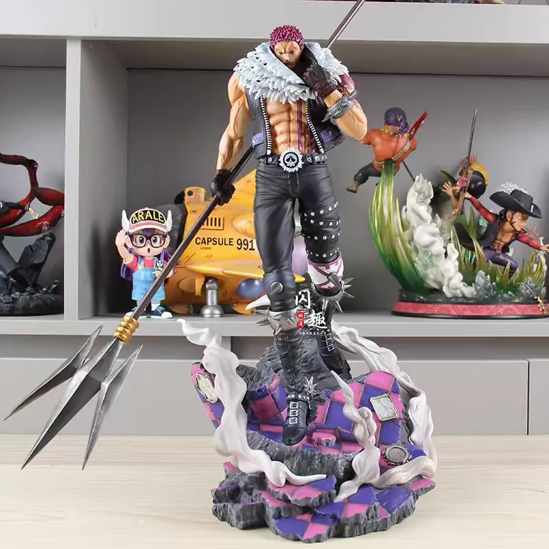 

39cm One Piece Figure Charlotte Katakuri Anime Peripheral Cartoon Toys Model Pvc Gk Statue Doll Doll Decora Collection Gifts