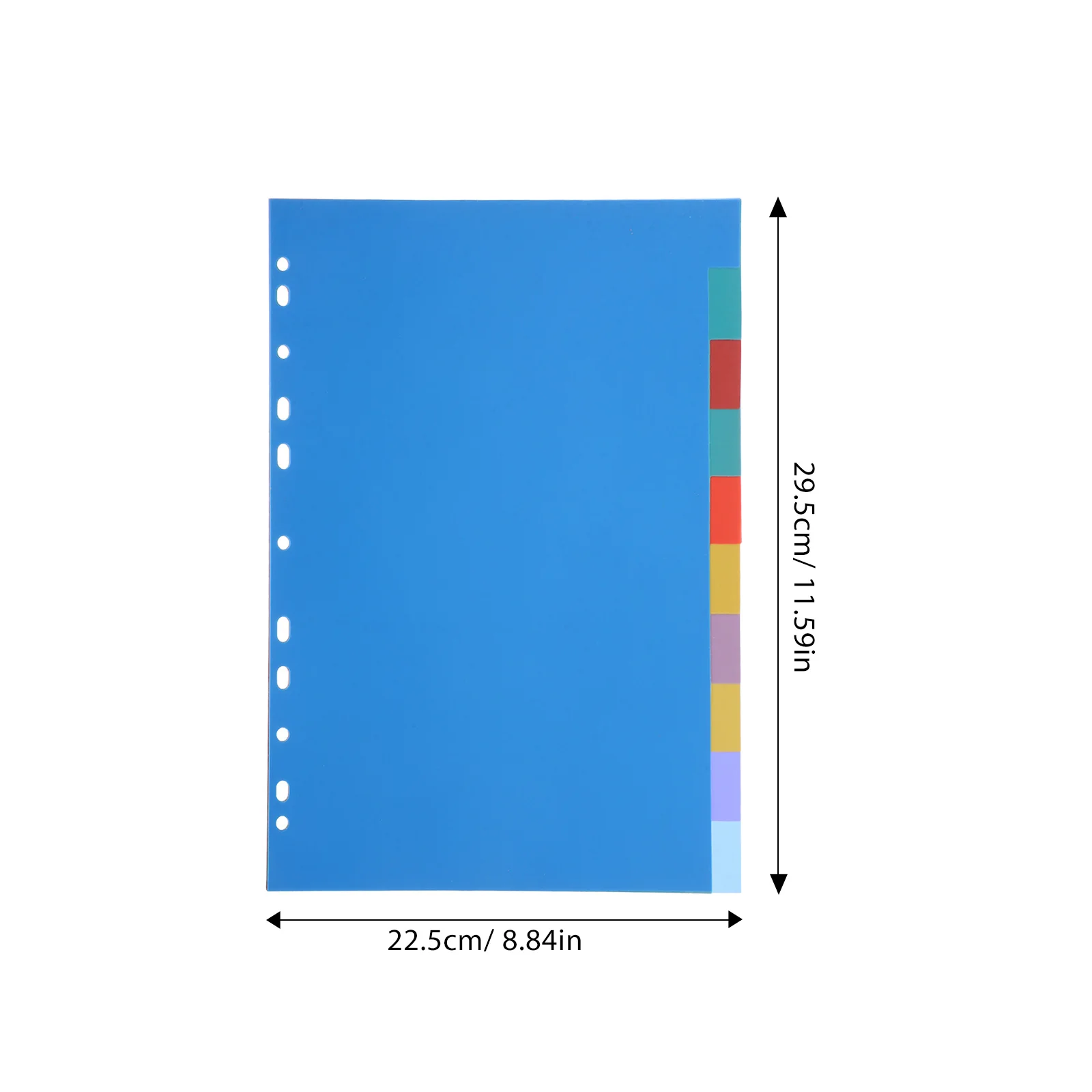 10 قطعة صفحات مؤشر التصنيف مقاوم للماء Pp متعدد الأقسام مقسم علامات التبويب للمجلدات أجهزة الكمبيوتر المحمولة وثائق مكتب المدرسة المنزل #3