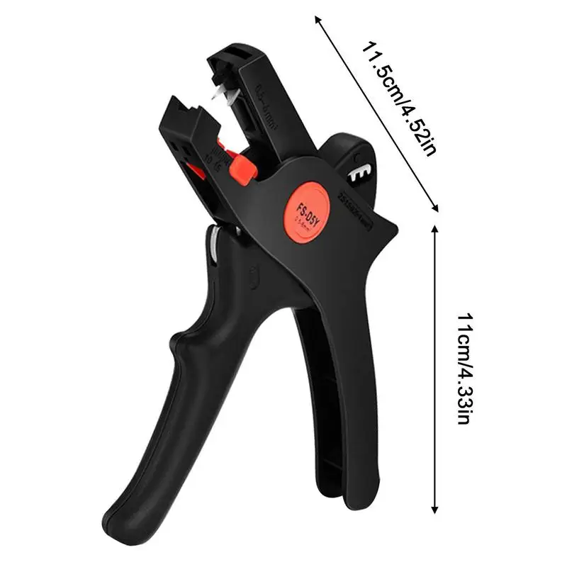 Wire Stripping Pliers Ergonomic Handle Wire Stripers Automatic Pocket Cable Stripping Tool Cable Stripper&Wire Stripper Fiber