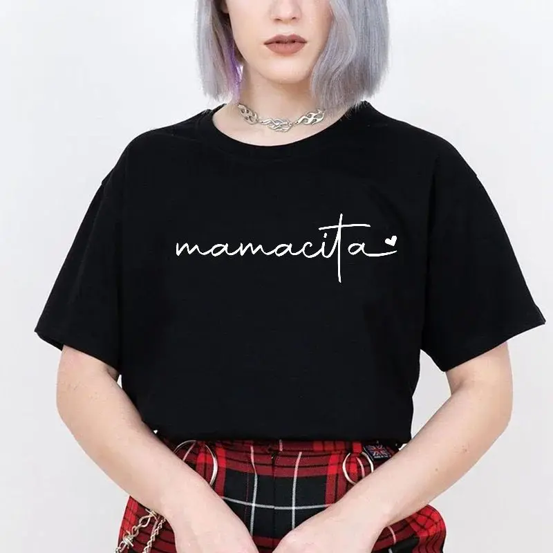 

Love Heart Aphic Tirt Women Casual Loose White Bla Top Nine Sve Henry irt Collar Sle Youth Faion