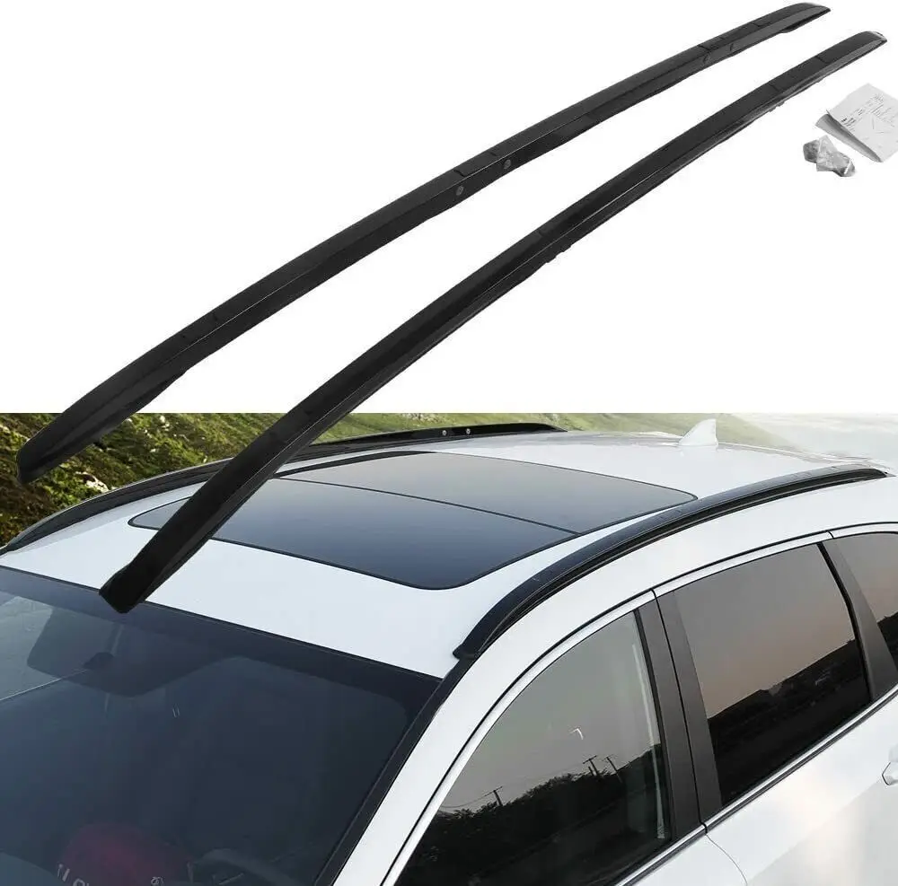 2Pcs Aluminum Roof Rail Rack Side Rail Bar Fits for Honda CRV CR-V 2017-2021