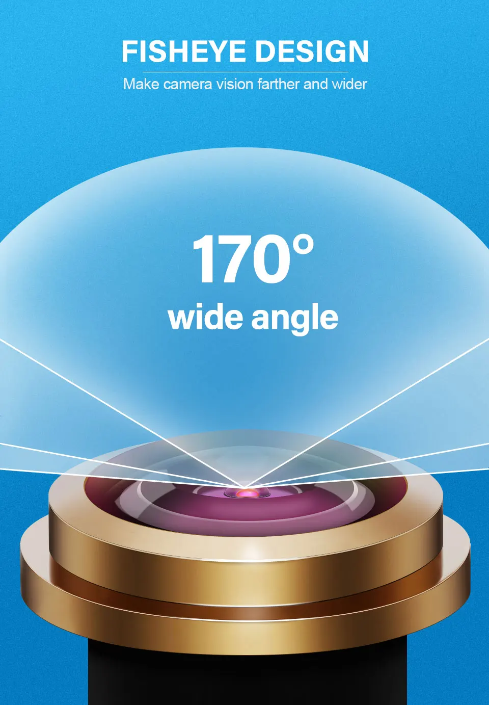 170 ° Fisheye Objektiv Sony Full HD AHD 1080P CVBS Nachtsicht Wasserdichte Fahrzeug Rückansicht Rückfahrkamera Auto Kamera – Detail 3