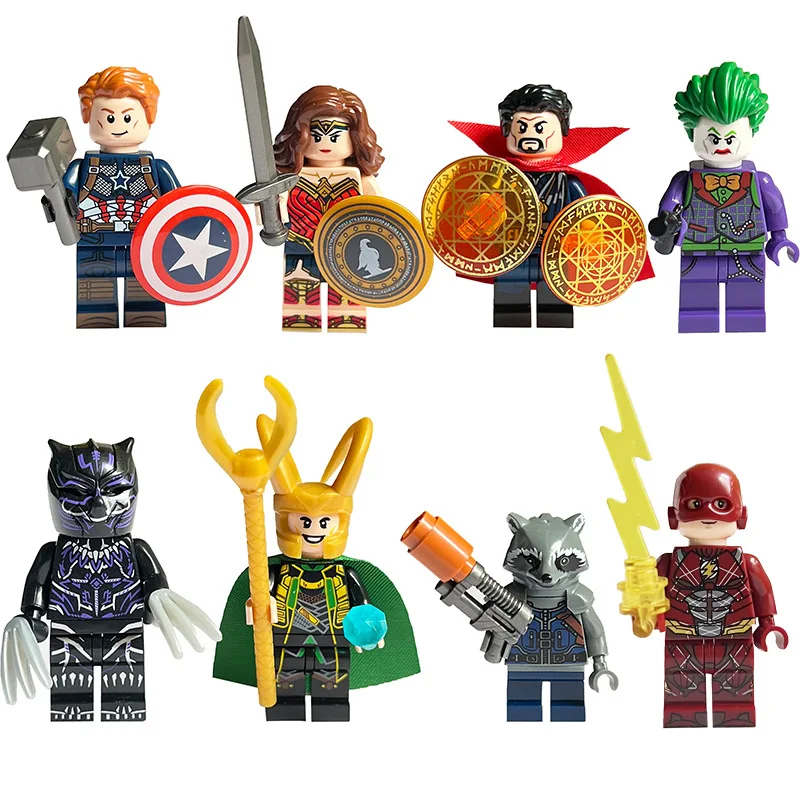 Blocs de construction, poupées humanoïdes, jouets, mini figurines, jouets pour enfants, figurines à assembler, jouets Creeper pour enfants, jouets éducatifs