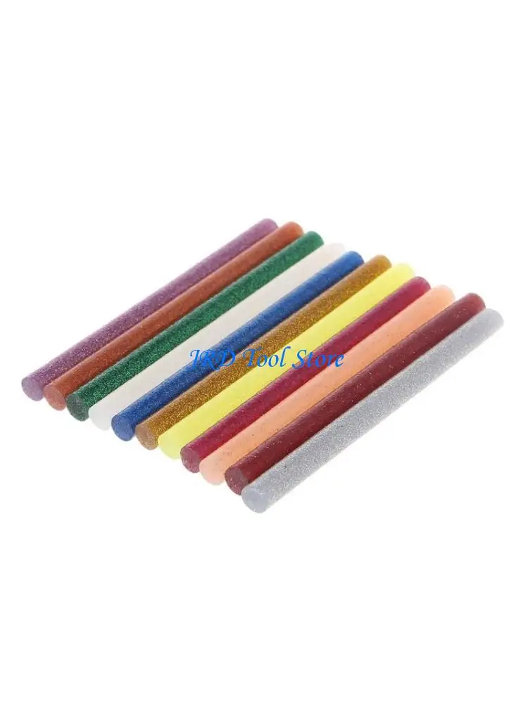 A2UD 11pcs Hot Melt Mix Color Glitter Viscosity DIY Craft Toy Repair Tools
