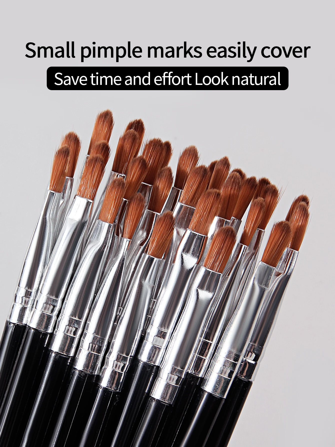 30Pcs Ultra-thin Lip Line Eyebrow Concealer Brushes Detail Concealer Makeup Tool Lip Brow Contour The Line Brush