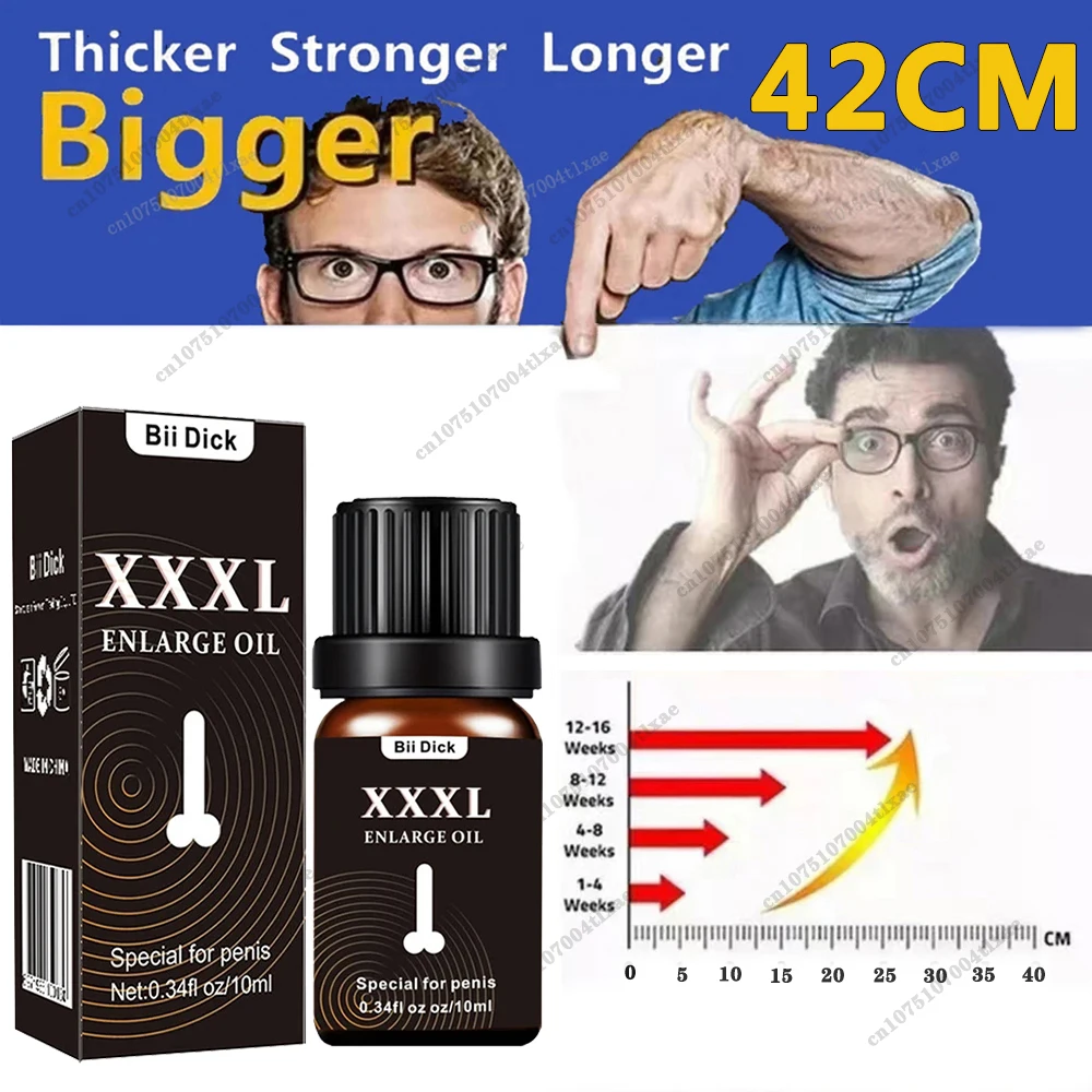 XXXL Penis Permanent Thickening Growth Man Massage Enlargement Oils Cock Erection Enhance Big Dick Enlarge Liquid Men  Enlargeme