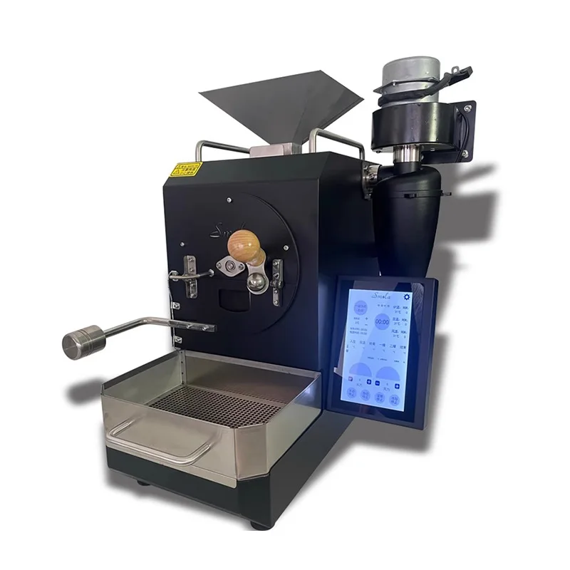 Electric Coffee Roaster 300G Cocoa Bean Roasting Machine 220V Hot Air Drum Coffee Roaster With Cooler Commercial or Home Use