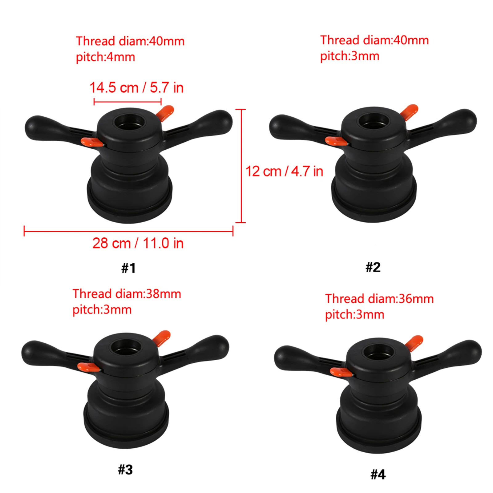 1Pc Plastic Quick Nut Fast Locking Quick Release Clamp Hub Wing Nut for Car Wheel Balancer Tire Balancing Machine Change Tools